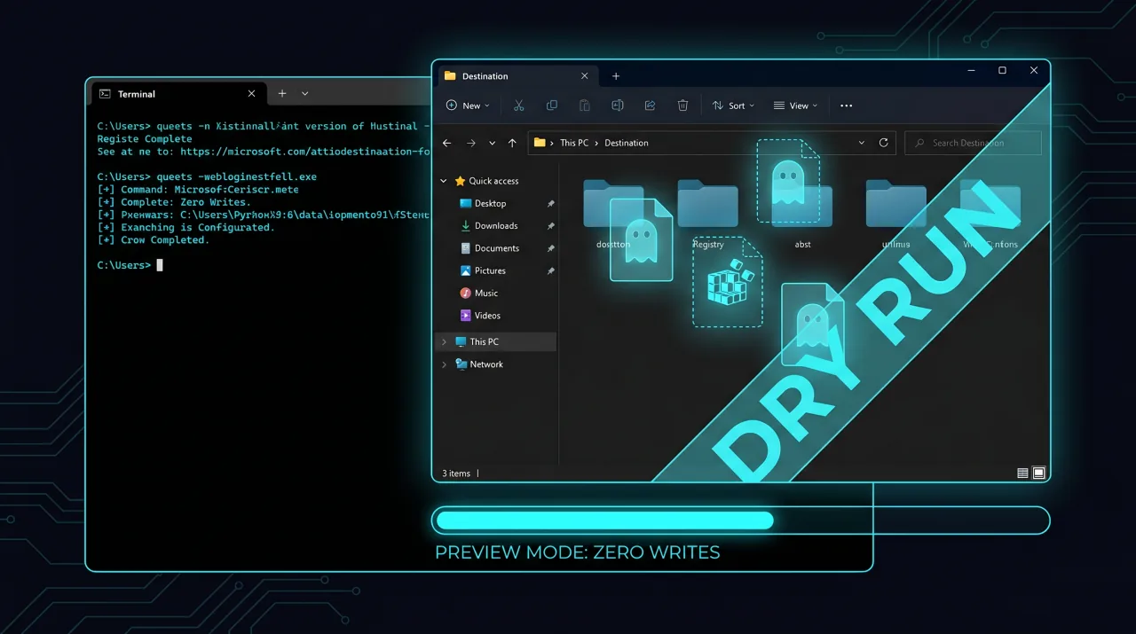 Dry-run preview